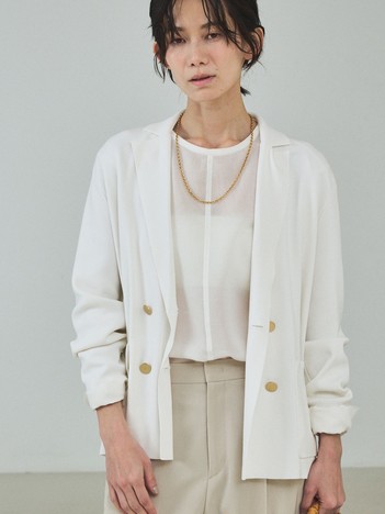 ニットテーラードジャケット