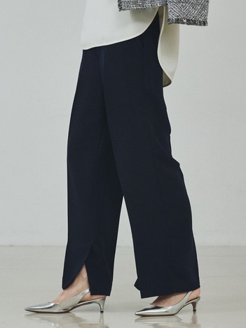 qualite - 【シワになりにくい】ライトダブルクロスベンツパンツ