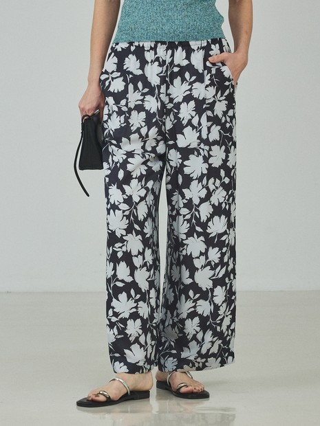 シルエットフラワーパンツ【予約】｜qualite / カリテ