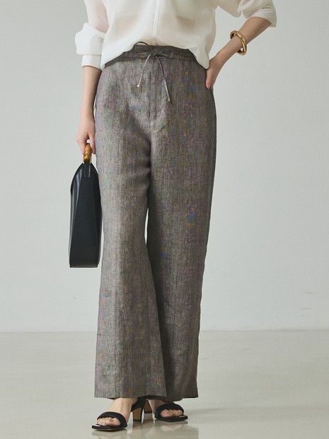 【セットアップ対応】ラメリネンドロストパンツ