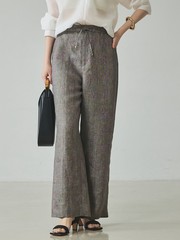 ラメリネンドロストパンツ