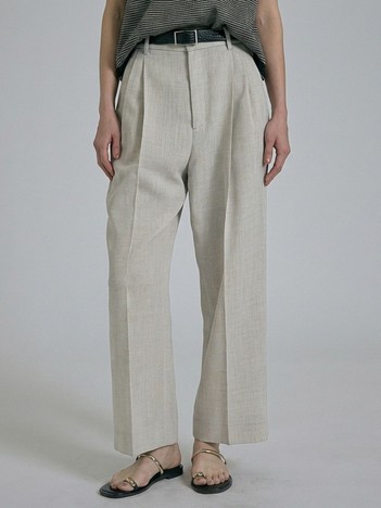 qualite - 【セットアップ対応】メッシュ2タックストレードパンツ【予約】