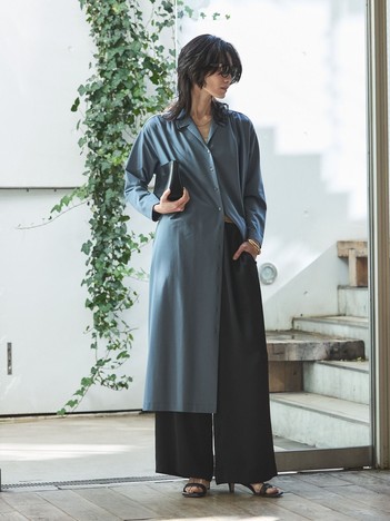 【接触冷感＆吸水速乾】クールサテンパンツ/セットアップ対応