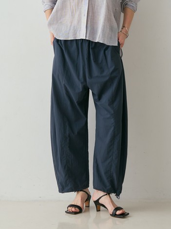 【接触冷感・透湿・撥水・UVカット】ナイロンタスランパラシュートパンツ/セットアップ対応