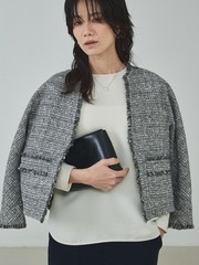 ツィードオーバージャケット｜abahouse mavie / アバハウス マヴィ