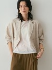リネンショートジャケット
