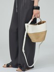 【FEEL & TASTE】Lilyrafiacombi バスケットバッグ