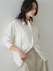 ウールミックスシャツ