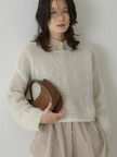 シアーモヘアプルオーバー