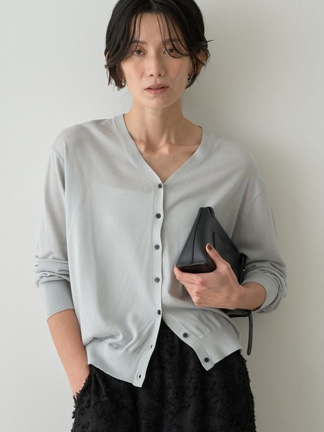 テンセルウールカシュクールカーディガン
