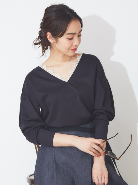 『WEB限定』2WAY レースプルオーバー