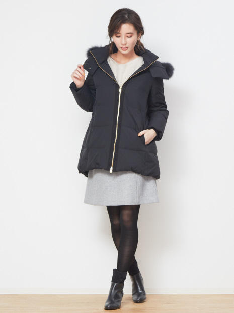 河田ダウンコート