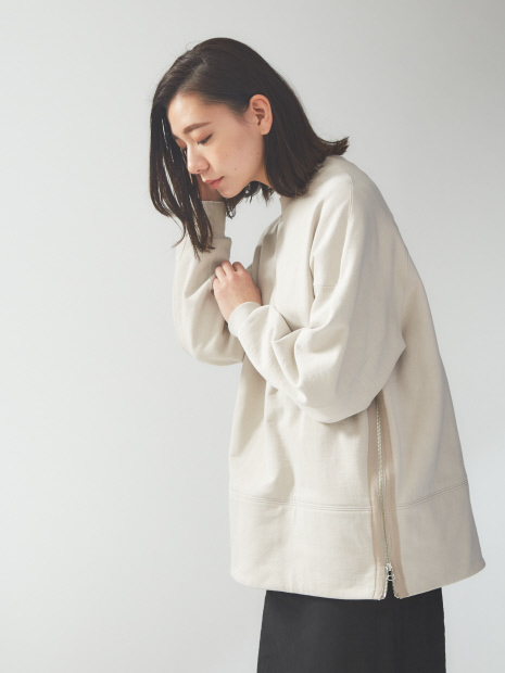 裏毛BIGシルエットプルオーバー
