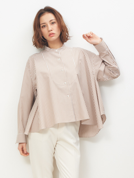 フレアシャツ ストライプ(LOVE SHIRT)