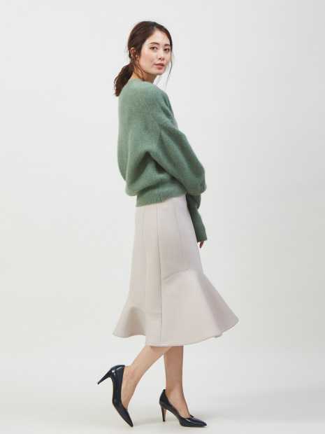 モヘアプルオーバーニット