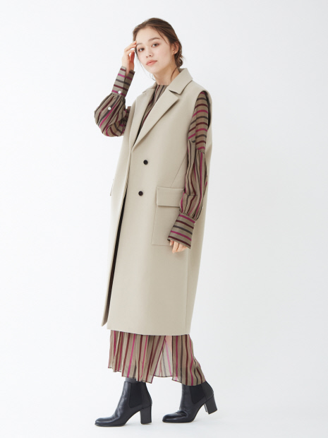 ダブルフェイス ロングジレ