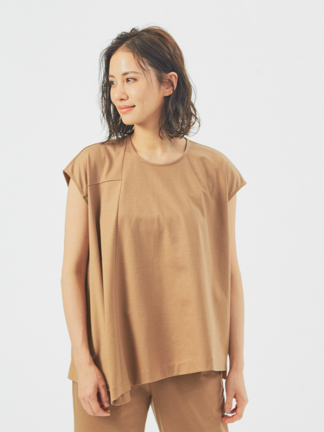 アシンメトリープルオーバーTシャツ