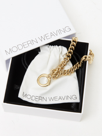 MODERN WEAVING チェーンブレスレット