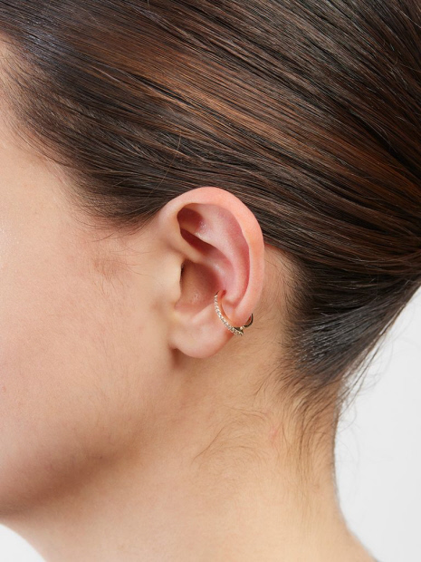 Hirotaka Beluga Diamond Ear Cuff｜DESIGNWORKS / デザインワークス