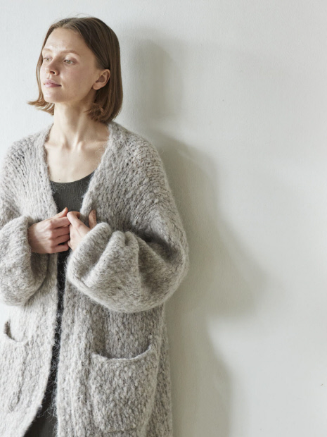 WALANCE Alpaca hand knit cardigan