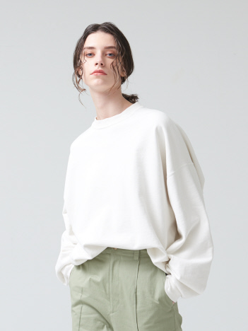 OUTLET (Ladie's) - REMI RELIEF　スペシャル加工裏毛BIGサイズクルー