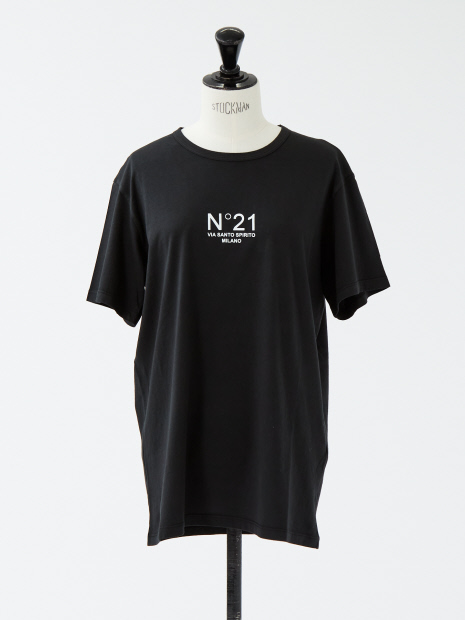 最終価格　N°21 ヌメロ ヴェントゥーノ　ロゴノースリーブ　Tシャツ