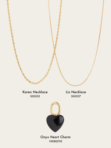 MARIA BLACK スターターキット ネックレス ONYX HEART｜DESIGNWORKS ...