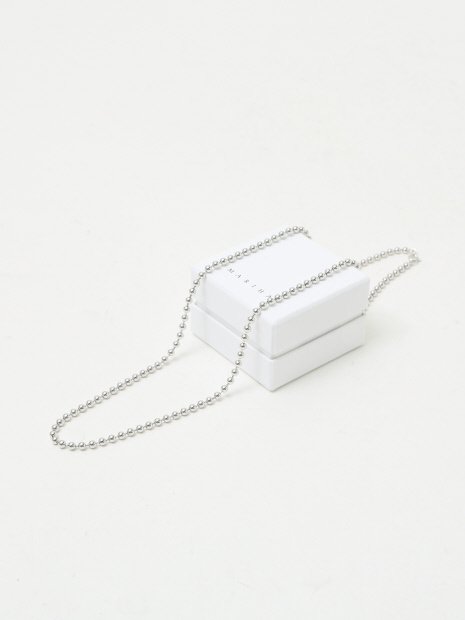MARIHA Silent Rain ネックレス ボールチェーン M 60cm