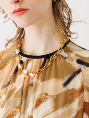 デザインワークス (レディース)
ADER. bijoux PEARL motif chain necklace