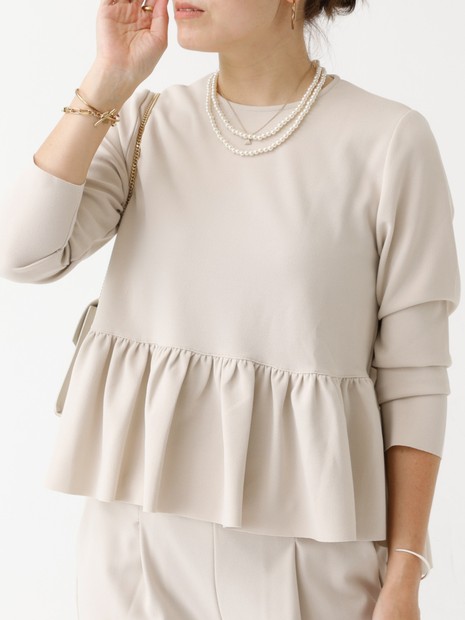 セットアップ対応】ぺプラムトップス｜OUTLET / アウトレット