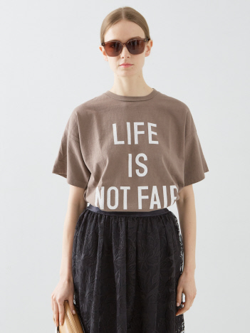 REMI RELIEF ロゴTシャツ LIFE IS NOT FAIR