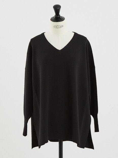 ハーフミラノVネックプルオーバー