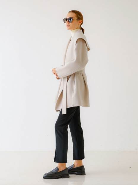 ダブルフェイスハーフ丈コート｜DESIGNWORKS / デザインワークス