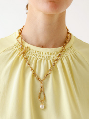 DESIGNWORKS (Ladie's) - ADER. bijoux CUTSTEEL twist chain 2way raliet