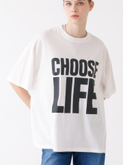 DESIGNWORKS (Ladie's) - 【KATHARINE HAMNETT /キャサリンハムネット 】SLOGAN BIG TEE CHOOSE LIFEロゴTシャツ