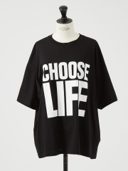 y2k 00s キャサリンハムネット シャーリング ギミック 変形 カットソー KATHARINE HAMNETT /キャサリンハムネット 】SLOGAN BIG TEE CHOOSE