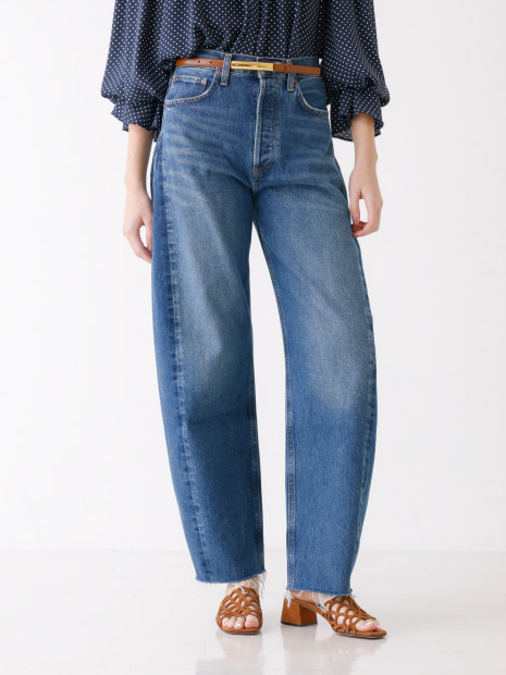 AGOLDE LUNA PIECED JEAN split