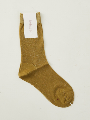 【babaco/ババコ】Lurex Fine Sheer Socks ラメシアーソックス