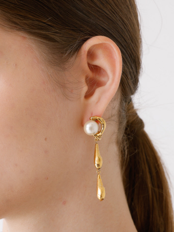 ADER. bijoux GOUTTE pearl earring