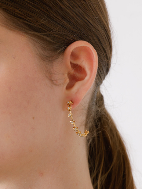 ADER. bijoux TINY STAR hoop pierce