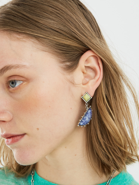 ADER. bijoux SABLE gem earring