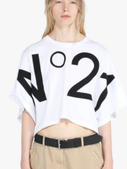 デザインワークス (レディース)
【 N゜21/ヌメロヴェントゥーノ】 BIGロゴショートTシャツ