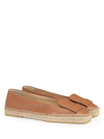 【sergio rossi /セルジオロッシ】SR1-ESPADRILLAS　エスパドリーユ　キャメル