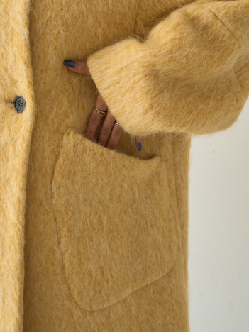 アルパカ混モヘアシャギーコート｜DESIGNWORKS / デザインワークス