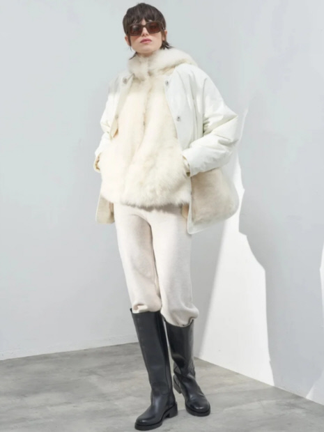 KARL DONOGHUE / カールドノヒュー】SHERING HOODED GILET ジレ ベスト