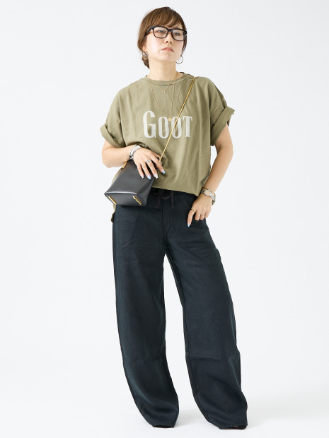 【CITIZENS OF HUMANITY/シチズンズ・オブ・ヒューマニティ】 BRYNNDRAWSTRINGTROUSER リネンワイドパンツ