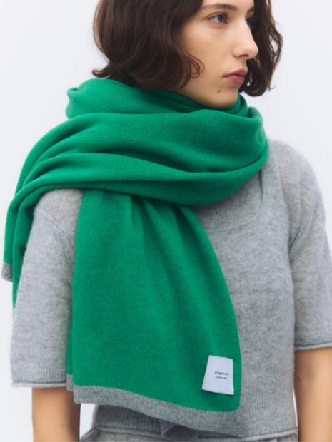 elegancese/エレガンセーゼ】 Mesh cashmere stole カシミヤストール