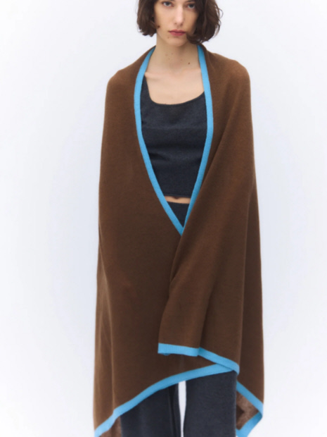 elegancese/エレガンセーゼ】 Mesh cashmere stole カシミヤストール