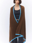 【elegancese/エレガンセーゼ】 Mesh cashmere stole　カシミヤストール