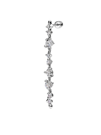 【MARIA BLACK/マリアブラック 】Arctic Pierced Earring Large - Silver 片耳【予約】